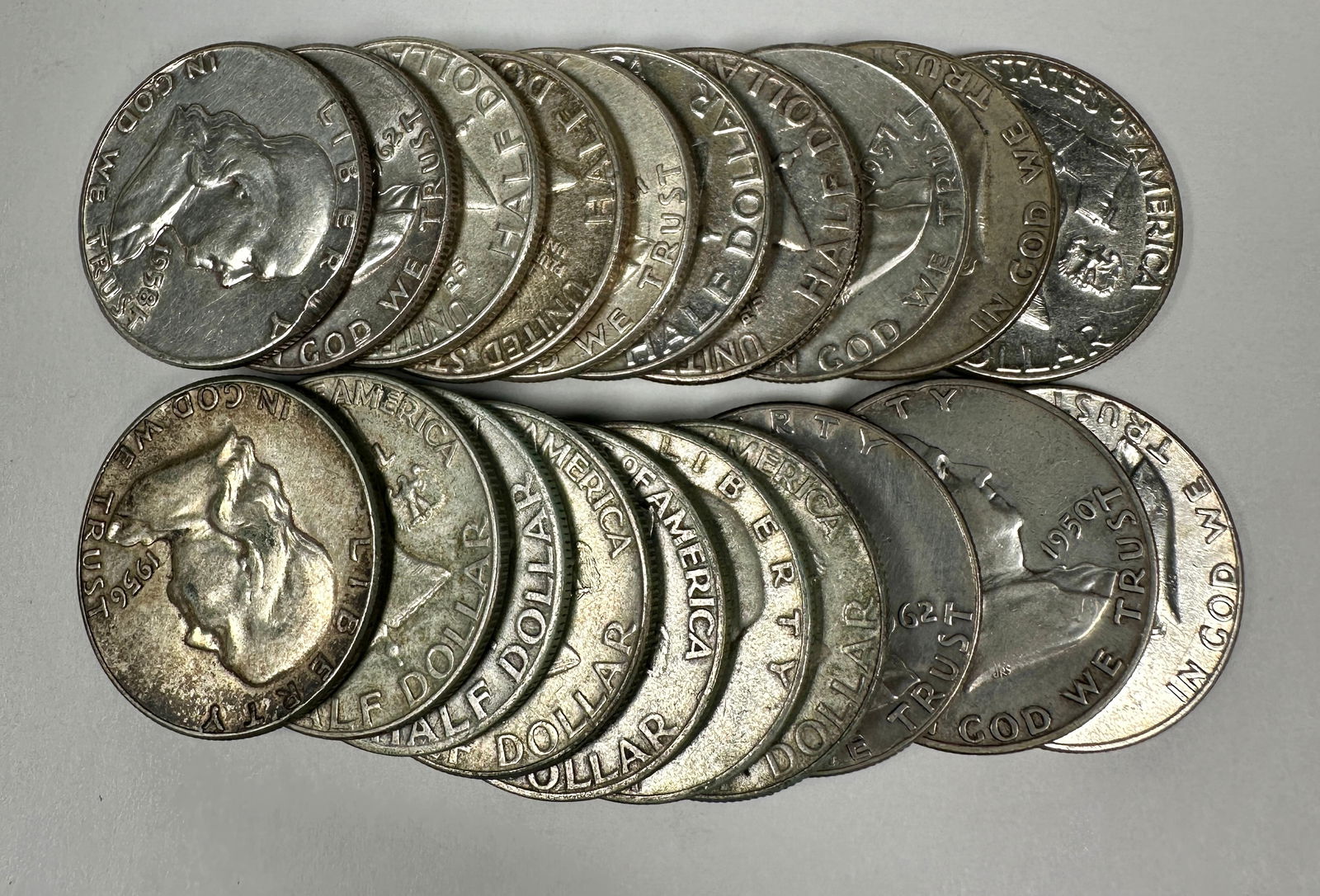 FRANKLIN SILVER HALF DOLLAR ROLL (1 of 1)