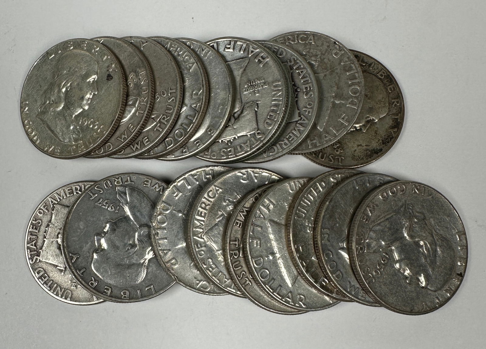 FRANKLIN SILVER HALF DOLLAR ROLL (1 of 1)