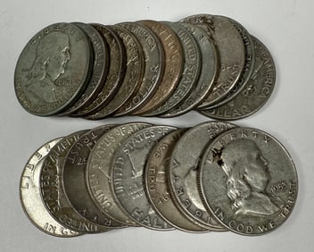 FRANKLIN SILVER HALF DOLLAR ROLL