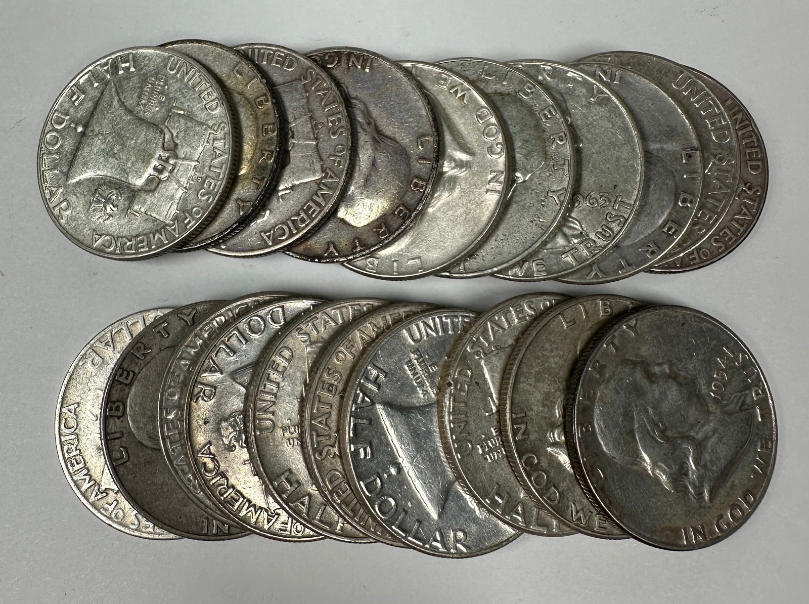 FRANKLIN SILVER HALF DOLLAR ROLL (1 of 1)