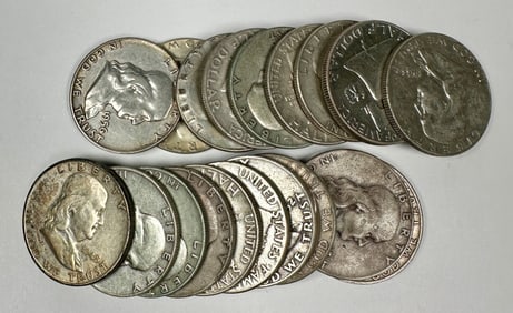 FRANKLIN SILVER HALF DOLLAR ROLL