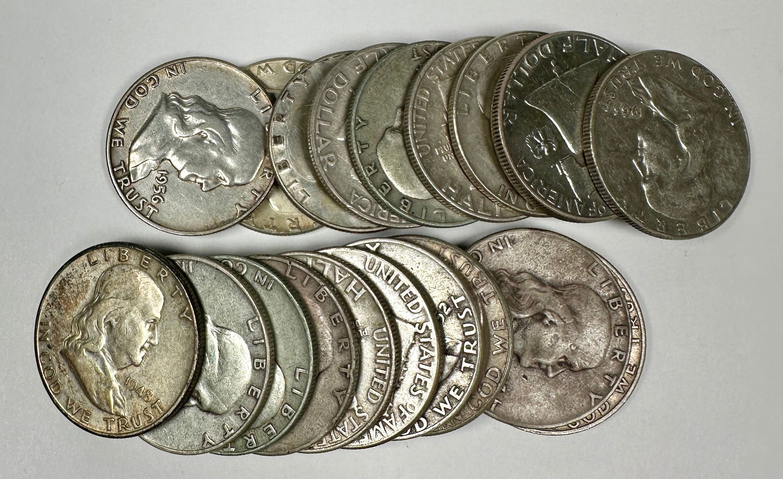 FRANKLIN SILVER HALF DOLLAR ROLL (1 of 1)