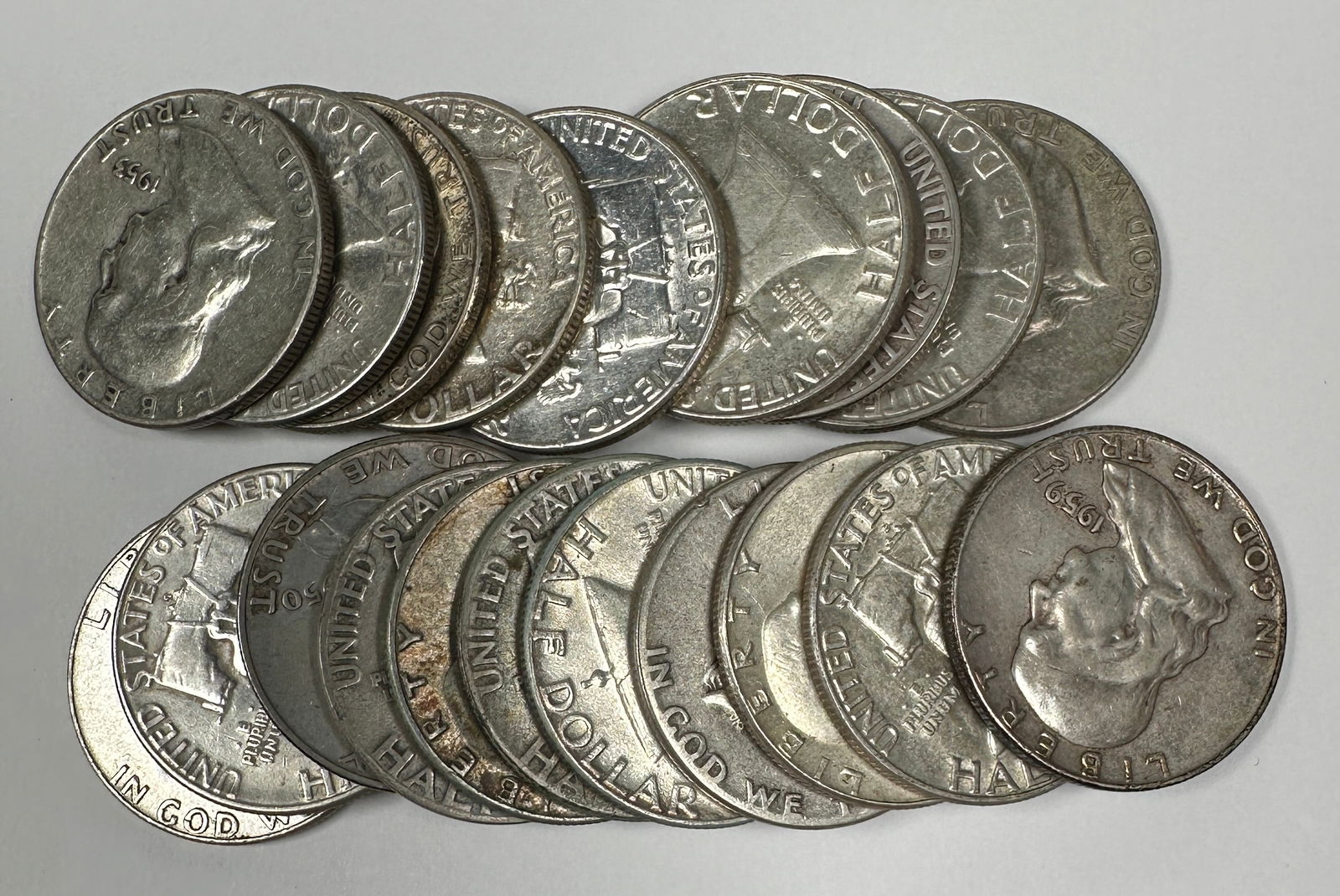 FRANKLIN SILVER HALF DOLLAR ROLL (1 of 1)