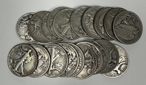 WALKING LIBERTY SILVER HALF DOLLAR ROLL