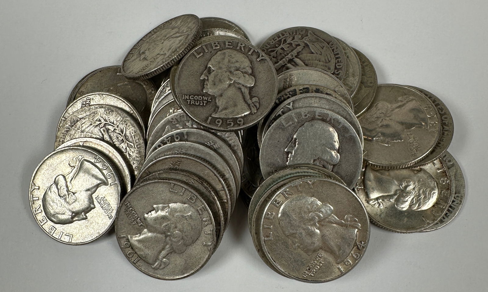 WASHINGTON SILVER QUARTER ROLL (1 of 1)