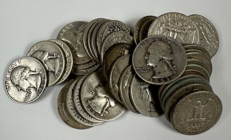 WASHINGTON SILVER QUARTER ROLL