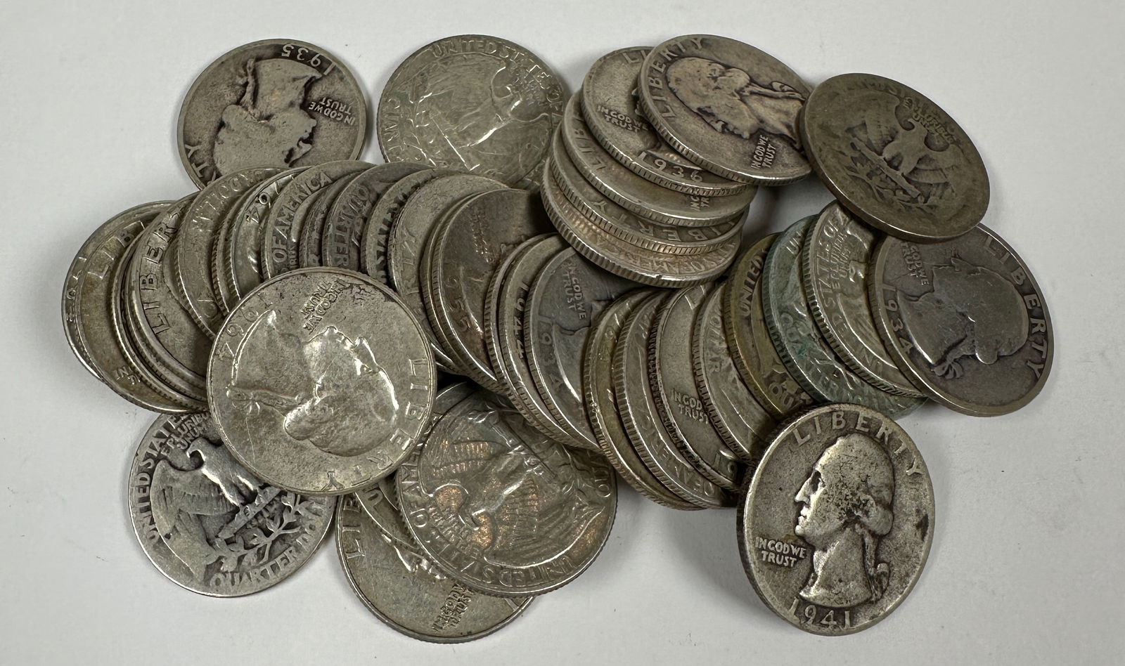 WASHINGTON SILVER QUARTER ROLL (1 of 1)