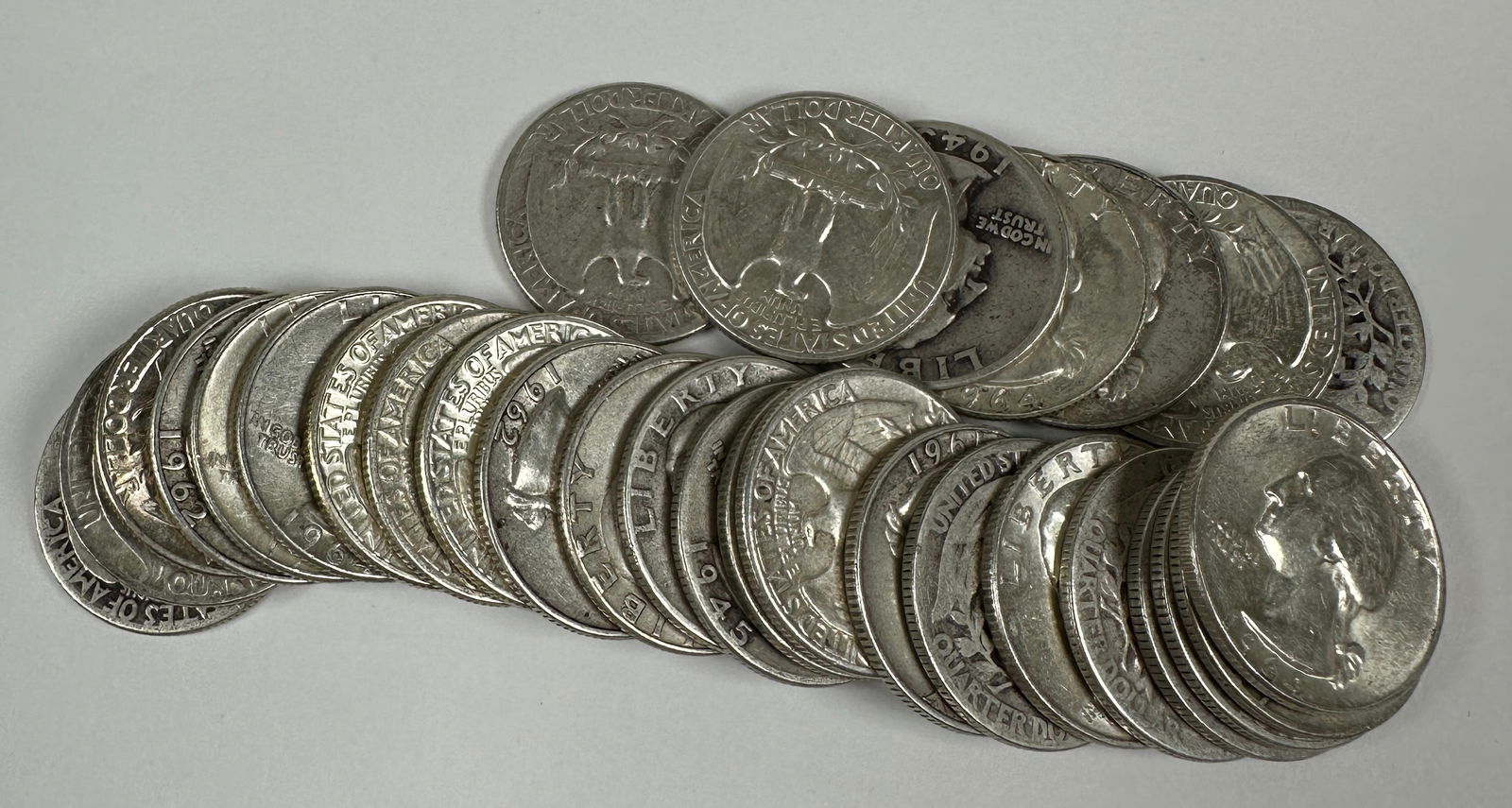 WASKINGTON SILVER QUARTERS (1 of 1)