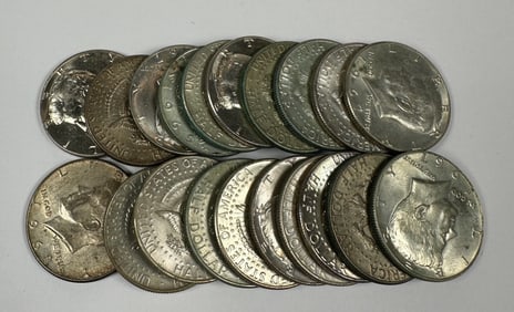 KENNEDY 40% SILVER HALF DOLLAR ROLL