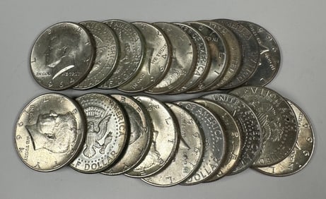 1964 KENNEDY SILVER HALF DOLLAR ROLL