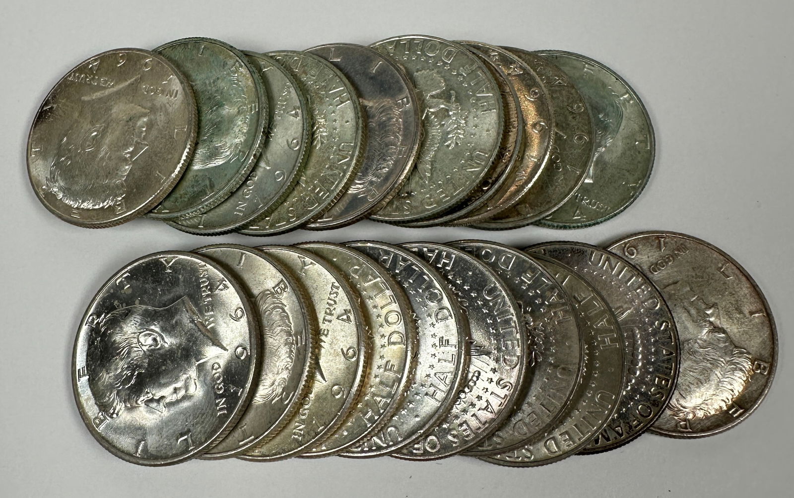 1964 KENNEDY SILVER HALF DOLLAR ROLL (1 of 1)