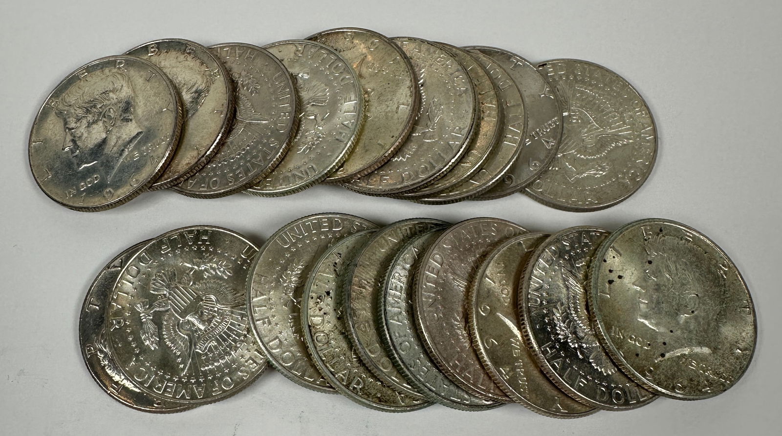 1964 KENNEDY SILVER HALF DOLLAR ROLL (1 of 1)