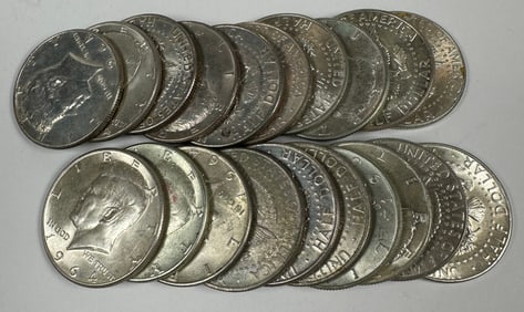 1964 KENNEDY SILVER HALF DOLLAR ROLL