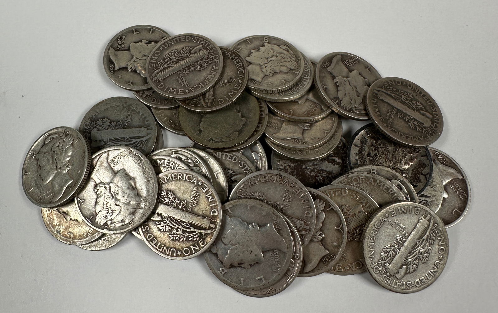 MERCURY SILVER DIMES (1 of 1)