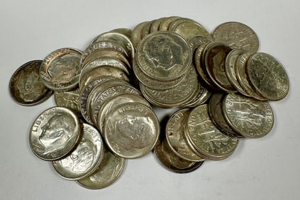 ROOSEVELT SILVER DIME ROLL