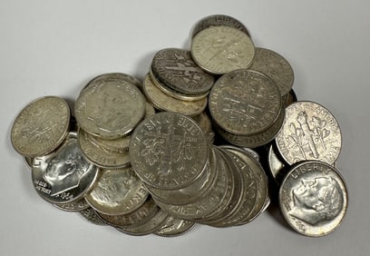 ROOSEVELT SILVER DIME ROLL