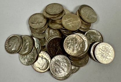 ROOSEVELT SILVER DIME ROLL