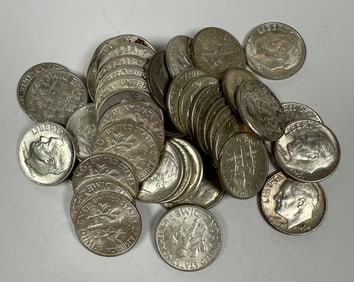 ROOSEVELT SILVER DIME ROLL