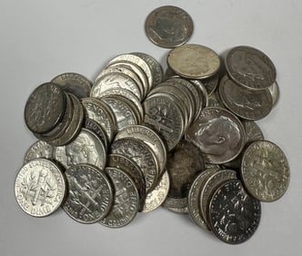 ROOSEVELT SILVER DIME ROLL