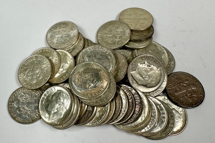ROOSEVELT SILVER DIME ROLL