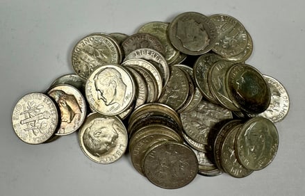 ROOSEVELT SILVER DIME ROLL