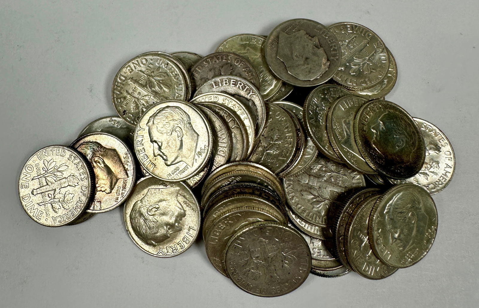 ROOSEVELT SILVER DIME ROLL (1 of 1)