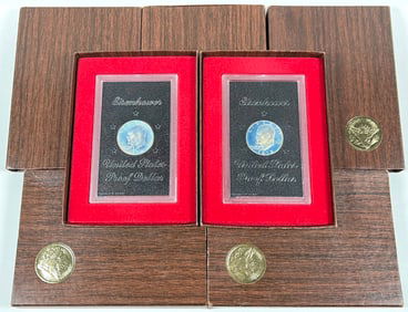 1972 BROWN IKE SILVER DOLLARS