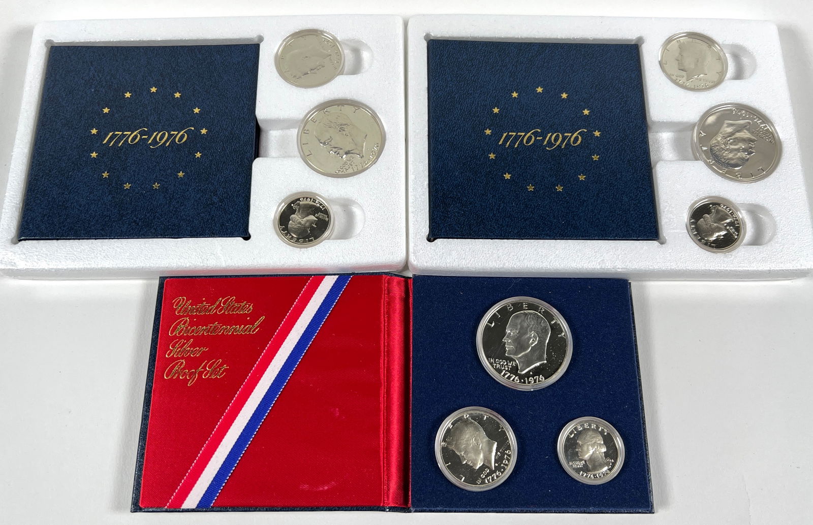 1976 U.S. THREE-COIN PROOF SETS (1 of 1)