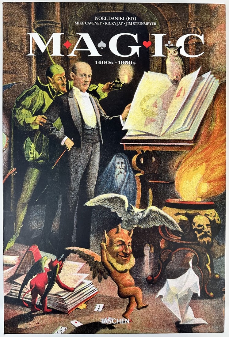 MAGIC - 1400'S - 1950'S BY TASCHEN: JUMBO EDITION COFFEE TABLE BOOK BY TASCHEN. A BIG, BRILLIANTLY ILLUSTRATED COPY. 10"X16"X2.5"