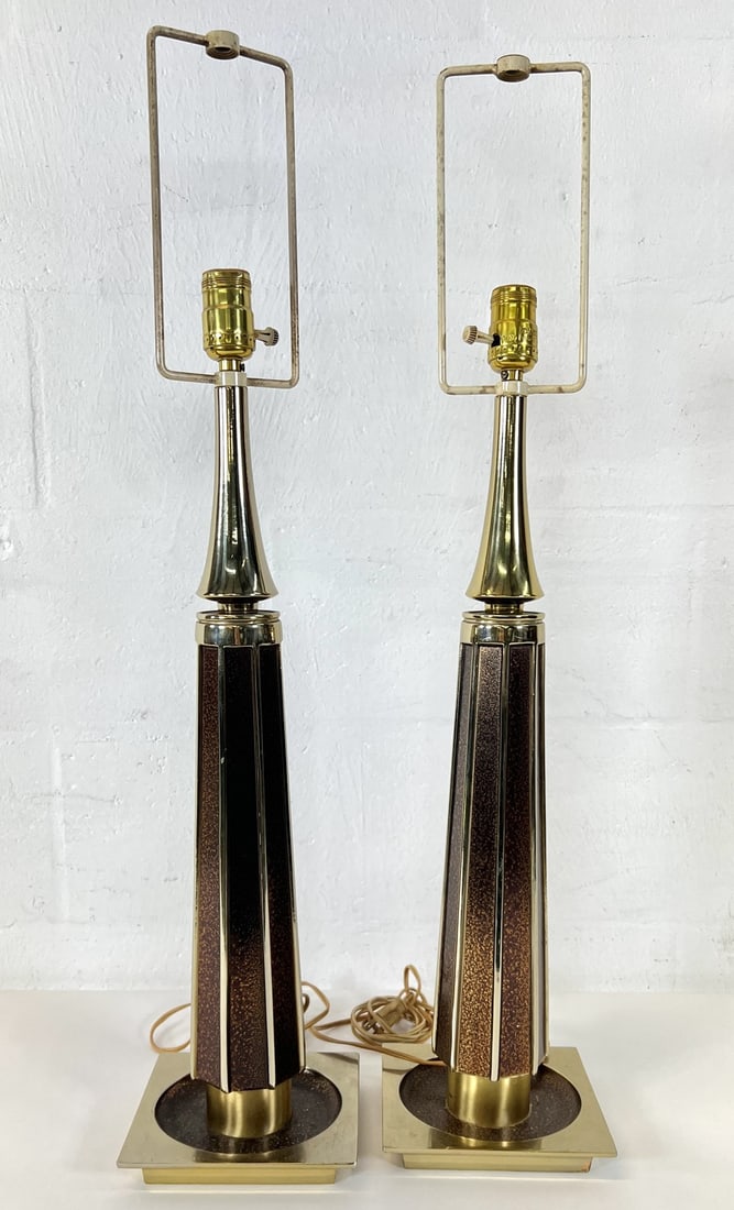 MCM LAUREL TABLE LAMPS: OVERALL 30"