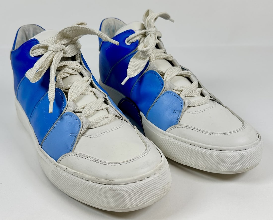 ERMENEGILDO ZEGNA COUTURE SNEAKERS: GENTLE WEAR, SIZE 8.5