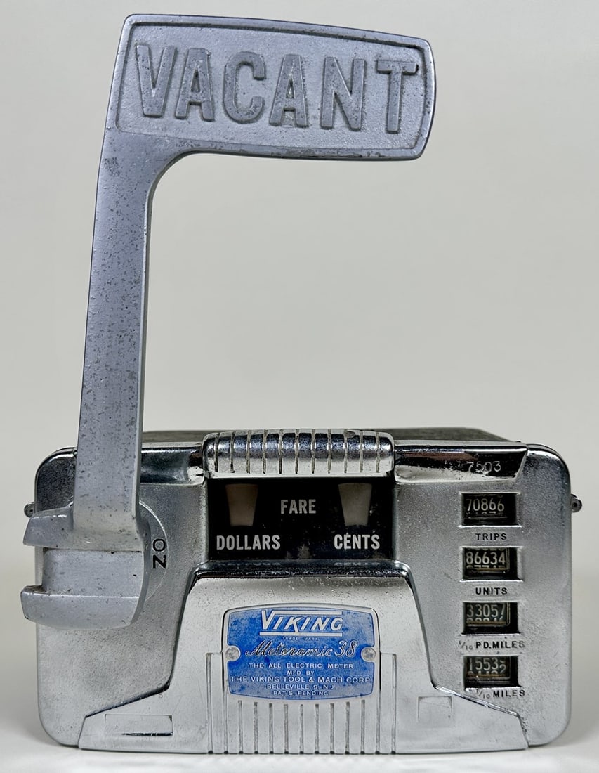 VIKING METERMATIC 38 TAXI CAB METER: WORKING