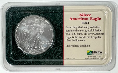 2003 AMERICAN SILVER EAGLE