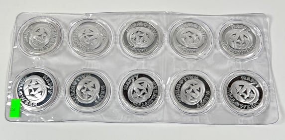 HALLOWEEN ONE OUNCE SILVER COINS
