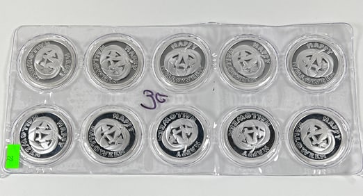 HALLOWEEN ONE OUNCE SILVER COINS