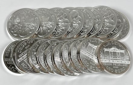 2023 ROLL PHILHARMONIC SILVER COINS