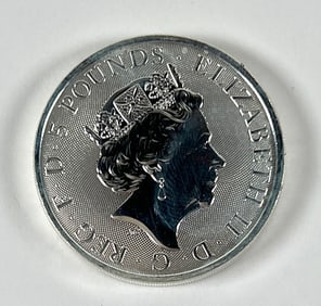 2022 GB 5 POUND TWO OUNCE COIN