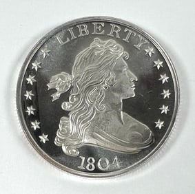 1804 LIBERTY SILVER BULLION COIN