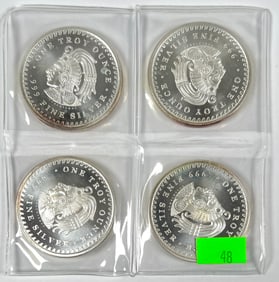 MEXICO CUAUHTEMOC SILVER BULLION COINS
