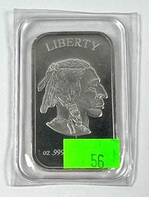 LIBERTY ONE OUNCE SILVER INGOT