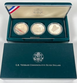 1994 U.S. VETERANS SILVER DOLLARS