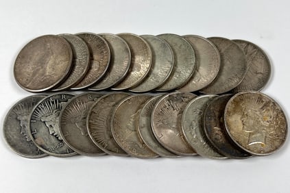 1922 PEACE SILVER DOLLAR ROLL