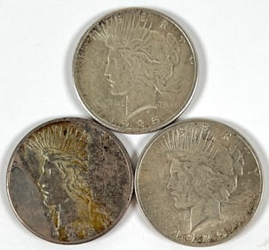 1925-S PEACE SILVER DOLLARS