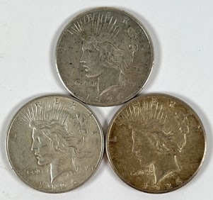 1926-P-D-S PEACE SILVER DOLLARS