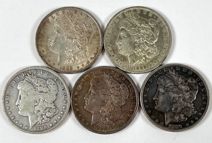 1889 MORGAN SILVER DOLLARS