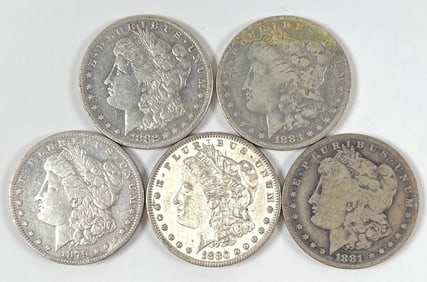 COLLECTION OF MORGAN SILVER DOLLARS