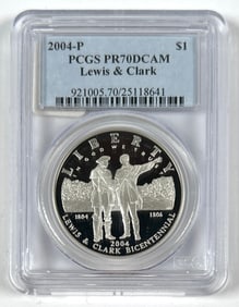 2004 LEWIS & CLARK SILVER DOLLAR