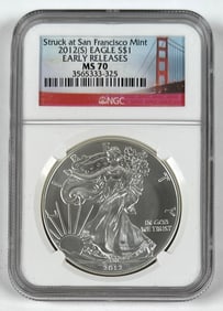 2012-S AMERICAN SILVER EAGLE