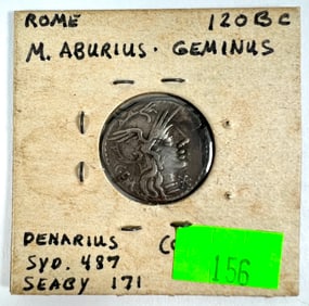 ANCIENT ROMAN DENARIUS COIN