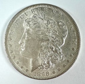 1898 MORGAN SILVER DOLLAR BU